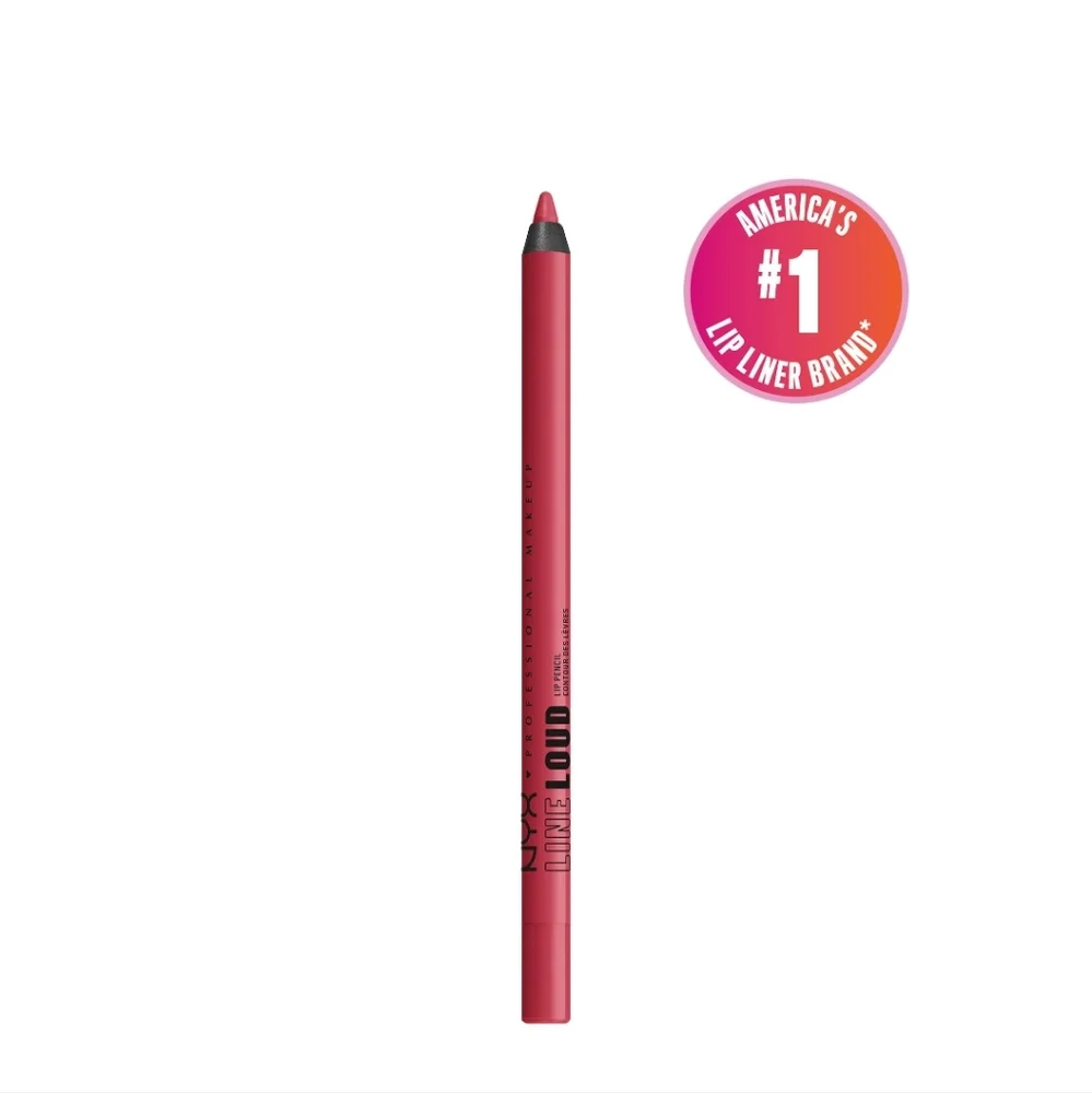 2 x NYX Line Loud Lip Liner, Longwear Matte Lip Pencil, On A Mission